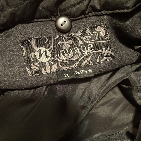 Nuage | Ladies 1X US WOOL DARK GREY Coat - Picture 6 of 7